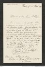 Nachlass Franz Steindachner, Brief von Lèon Louis Vaillant an Franz Steindachner (15.10.1907), Inv.Nr. 556.06, Seite 1